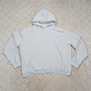 Lonely Ghost Hoodie Adult 2X Blue Pale Embroidered Graphic Oversized Lounge